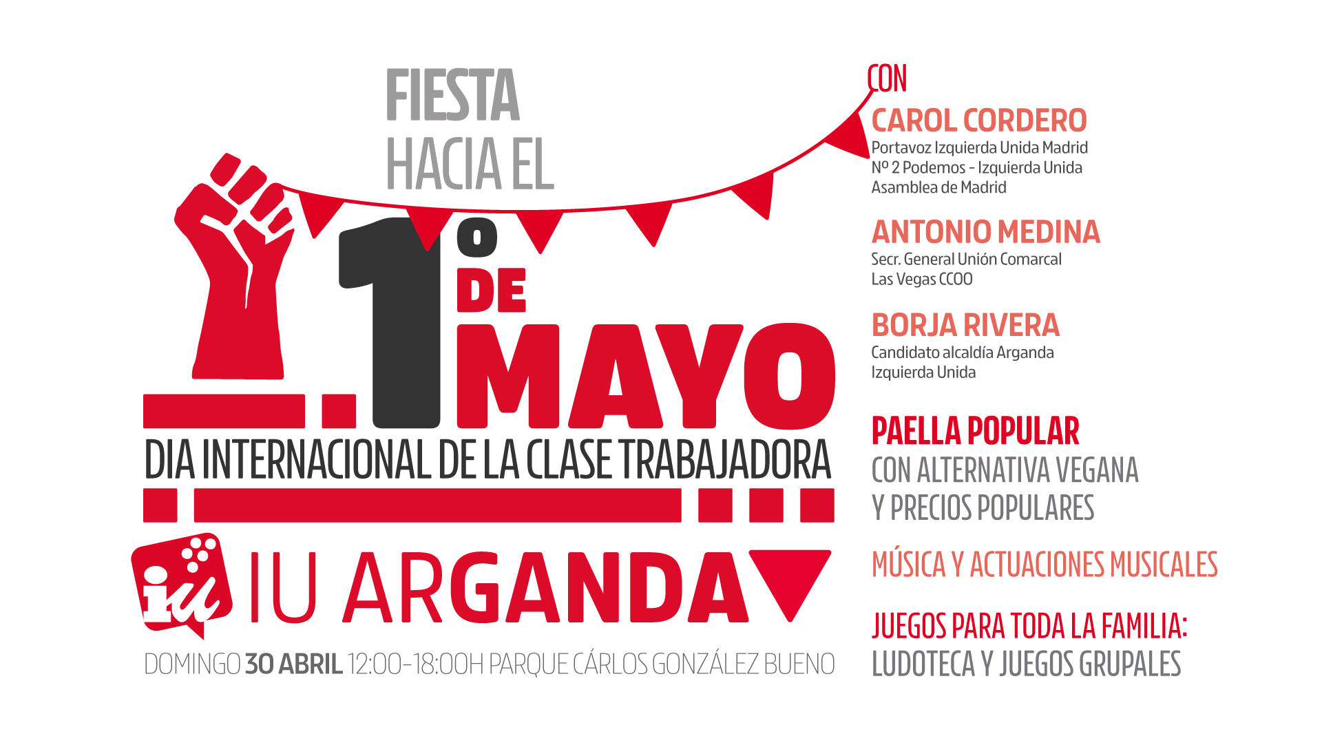 Fiesta hacia el 1º de mayo 2023