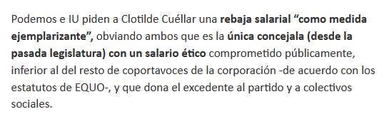 Comunicado Equo Madrid 13 de mayo de 2020