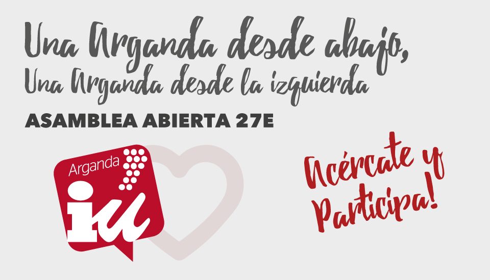 Asamblea Abierta Izquierda Unida Arganda 27E