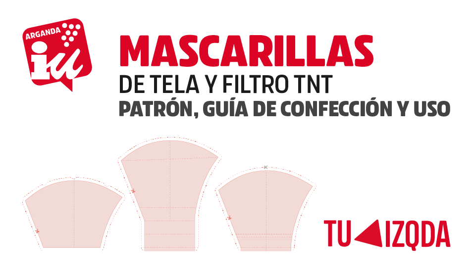 Mascarillas de tela y filtro TNT