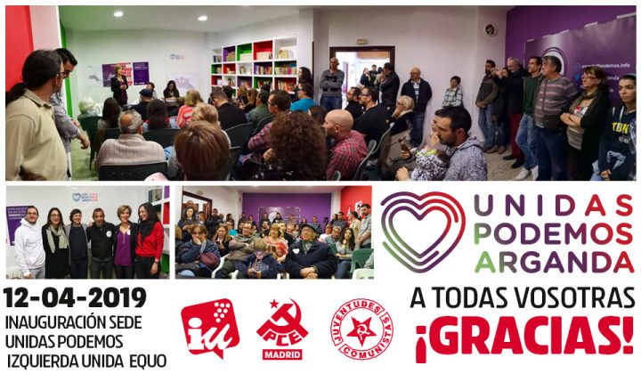 Unidas Podemos Arganda - Estreno Sede
